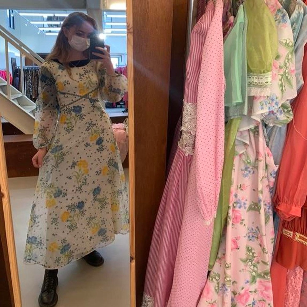 Stunning vintage 70s 60s dress